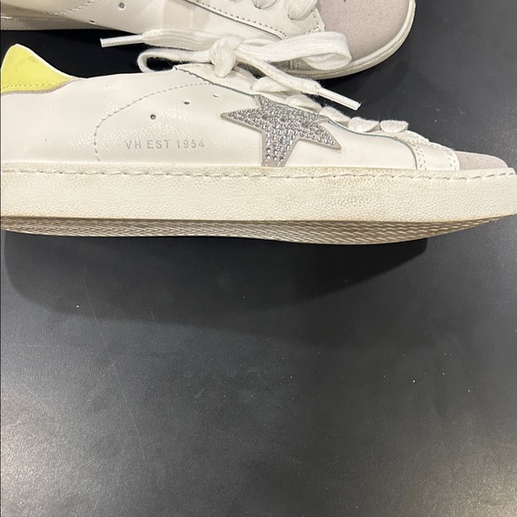 Vintage Havana White and Silver Kids Sneakers - Picture 2 of 2